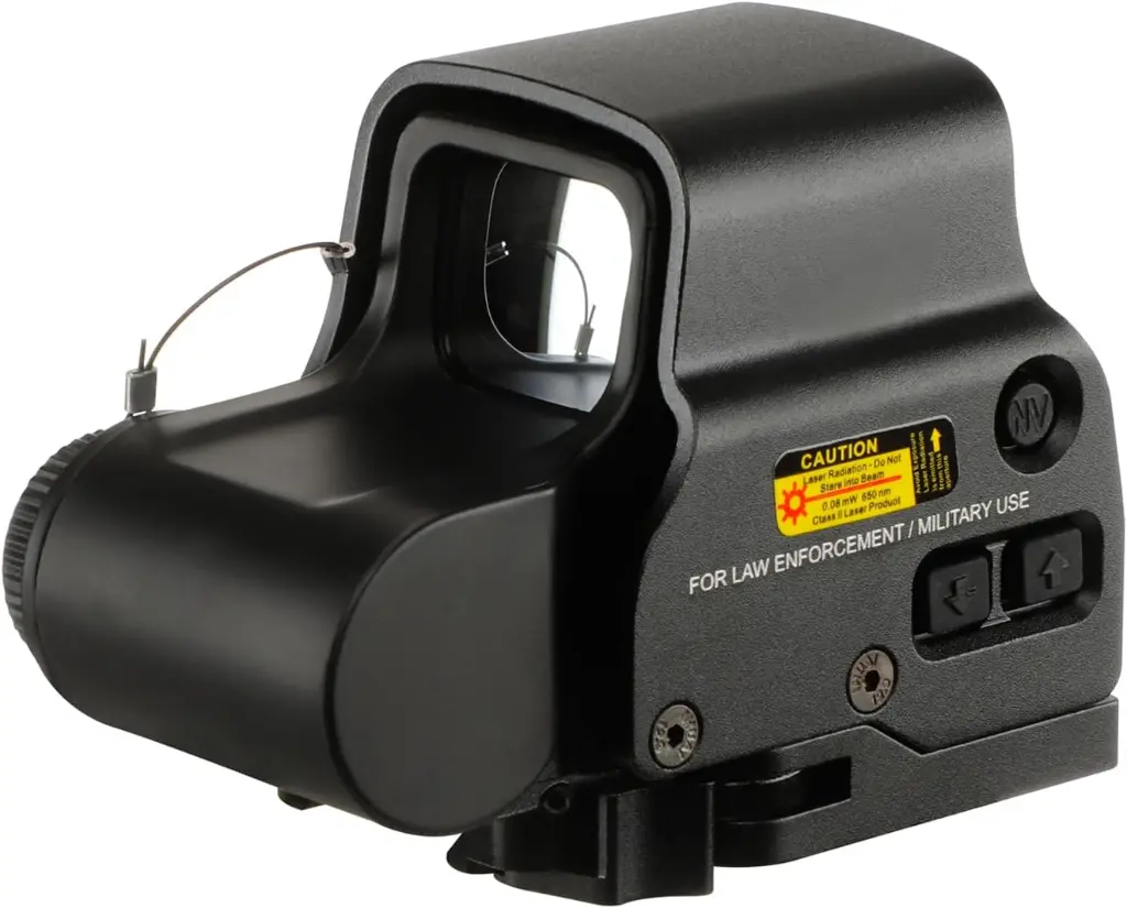558 Holographic Sight Green/Red Dot Scope with Quick Release for 20mm Picatinny Rail Mount (Black) Brand: Mifhnby