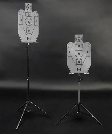 Metal target with stand